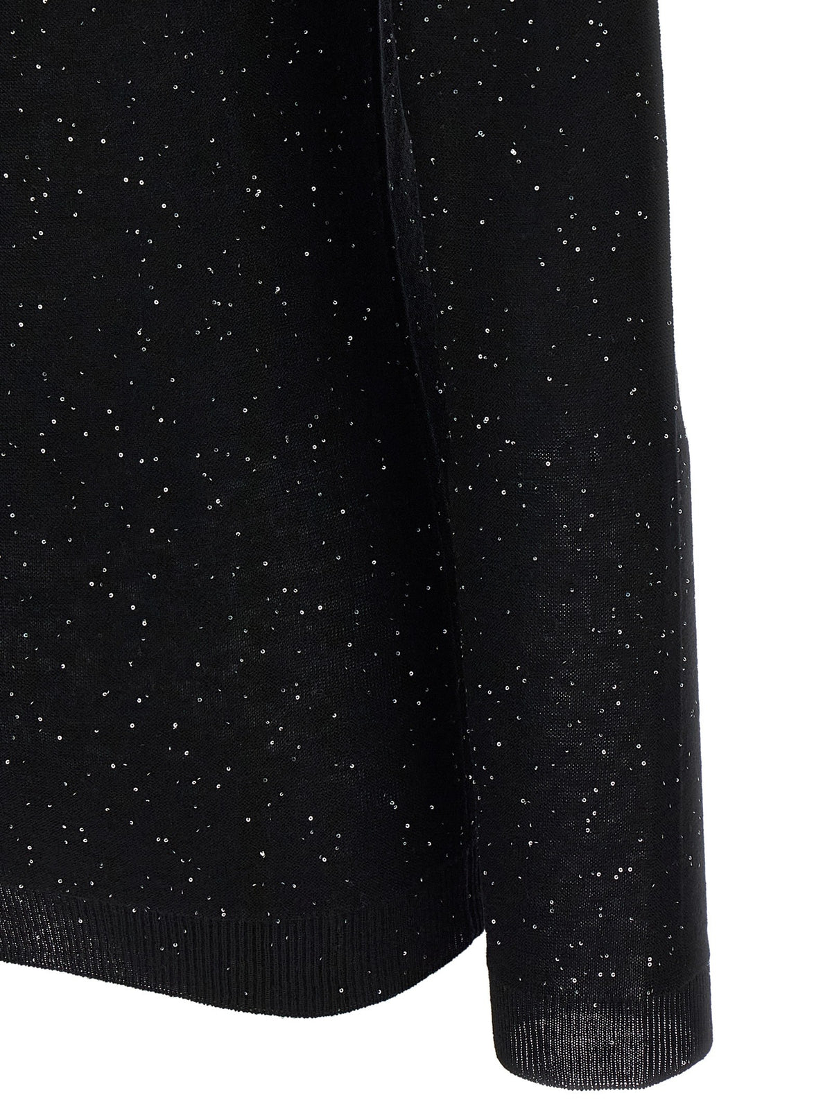 Fabiana Filippi Sequin Sweater Black, view 4