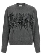 Peserico Sequin Sweater Grey