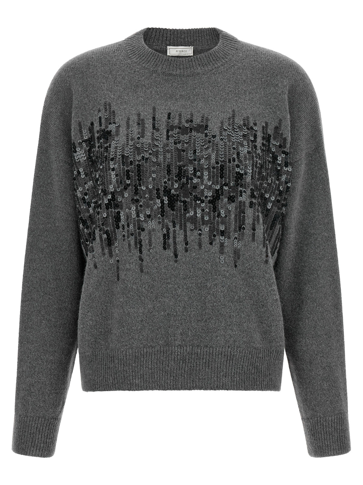 Peserico Sequin Sweater Grey