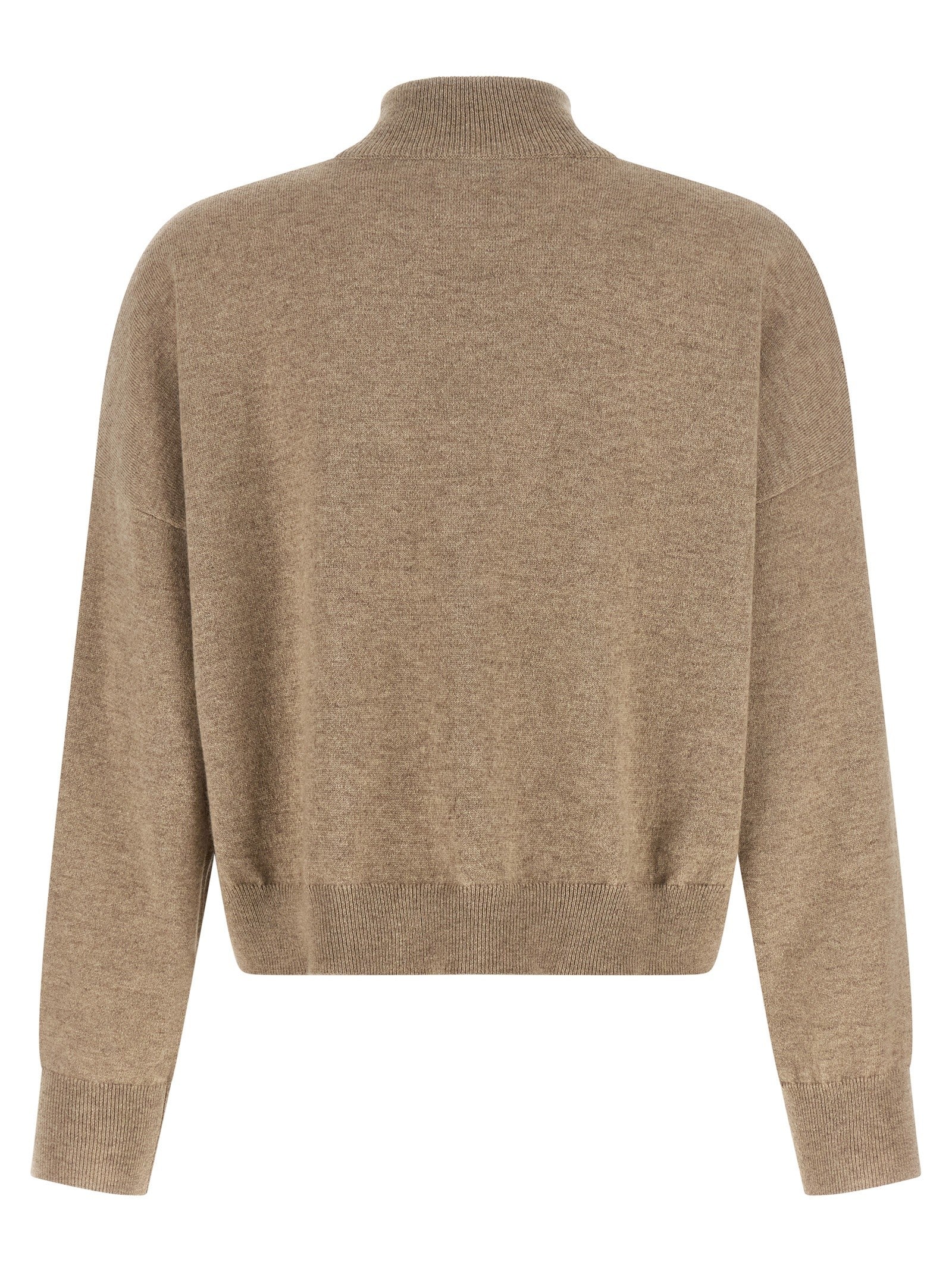 Brunello Cucinelli Sequin Sweater Beige
