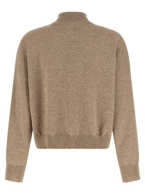 Brunello Cucinelli Sequin Sweater Beige