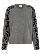 Nude Lucy Sequin Sweater Grey