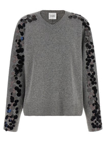 Nude Lucy Sequin Sweater Grey
