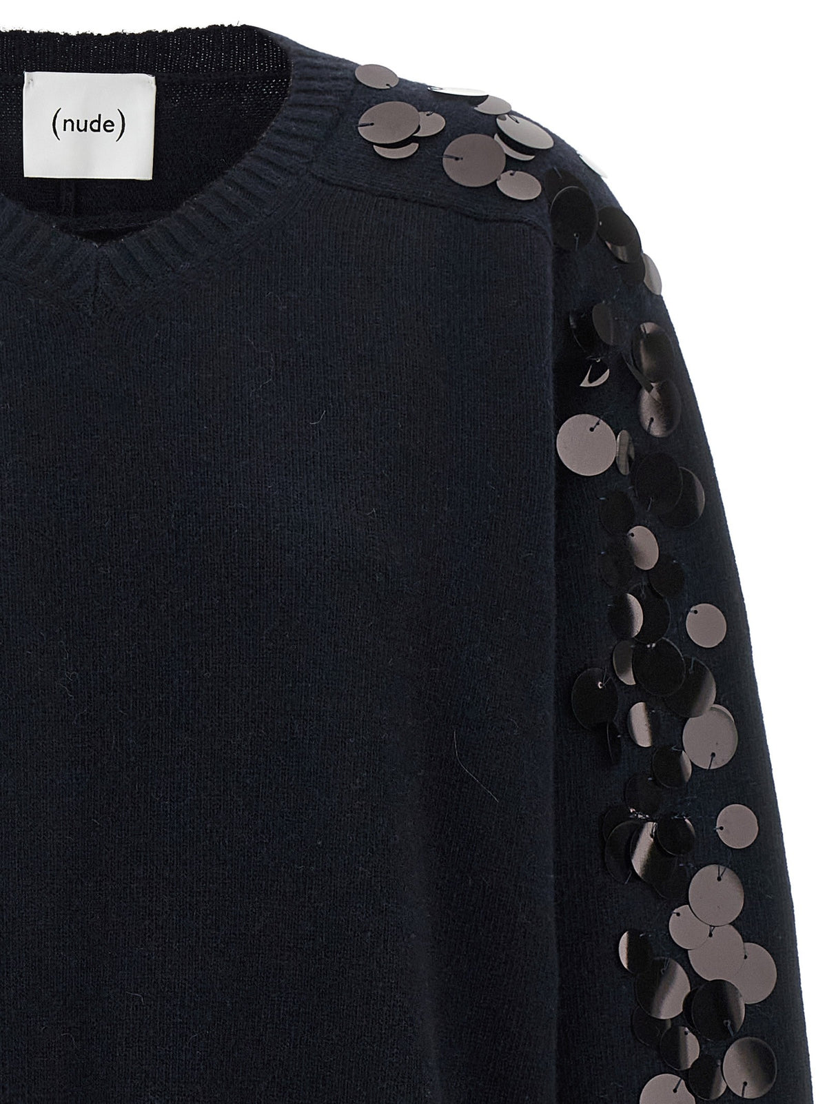 Nude Lucy Sequin Sweater Blue
