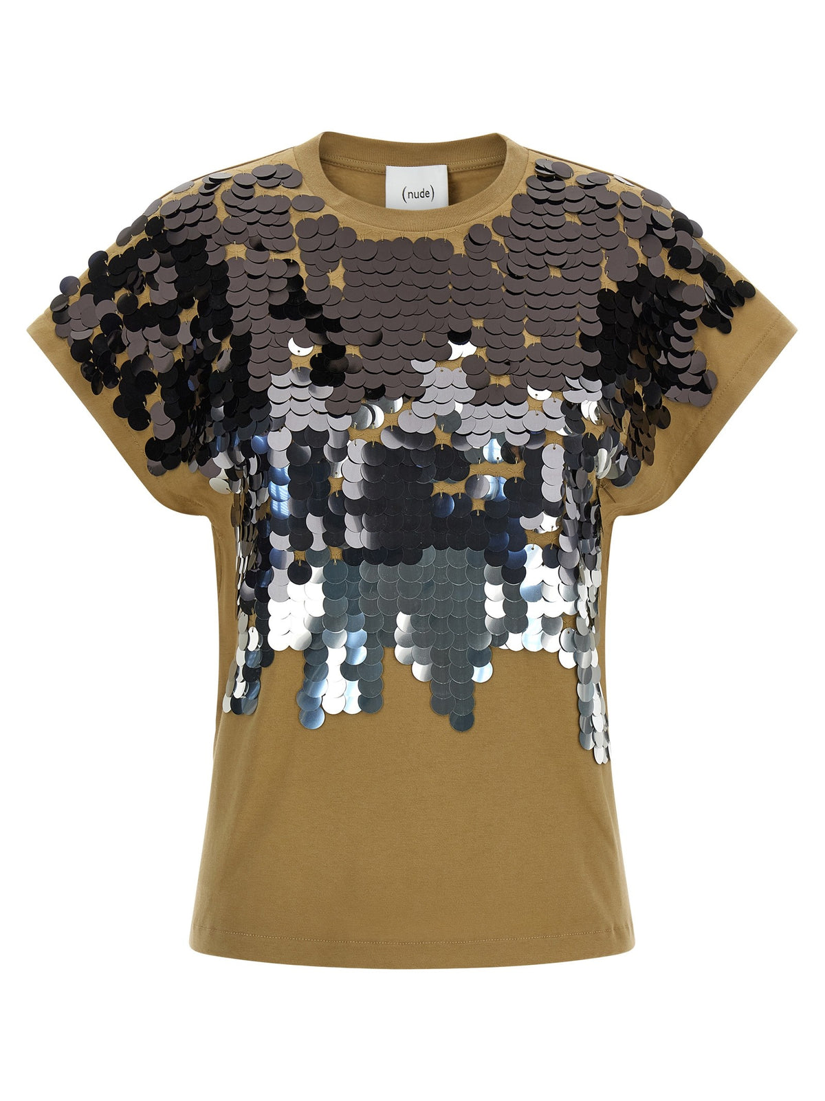 Nude Lucy Sequin Shirt Brown