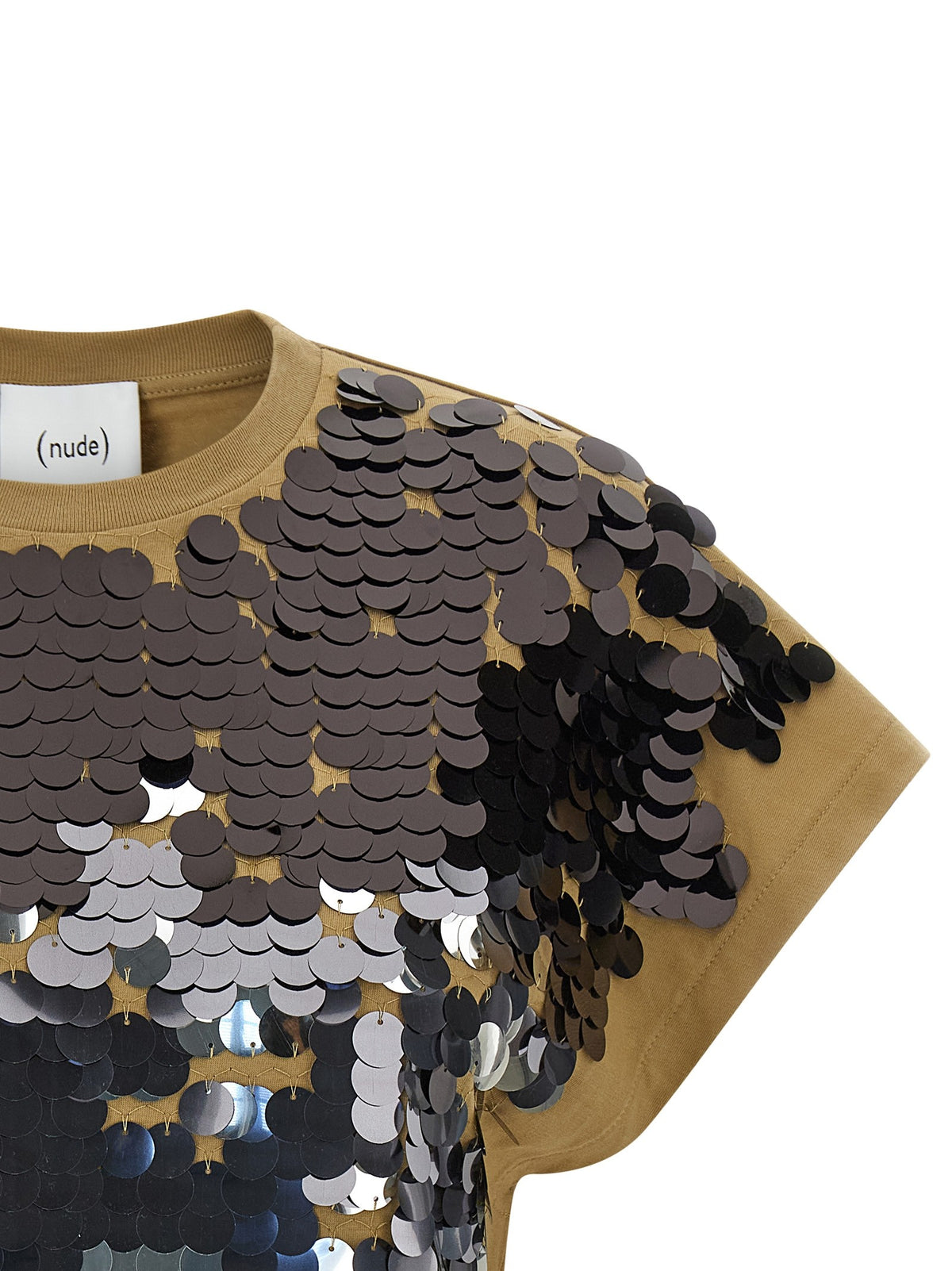 Nude Lucy Sequin Shirt Brown
