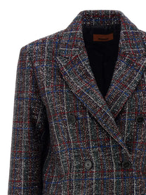 Missoni Sequin Tartan Blazer Gold