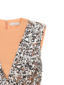 Rabanne Sequin Top Blue