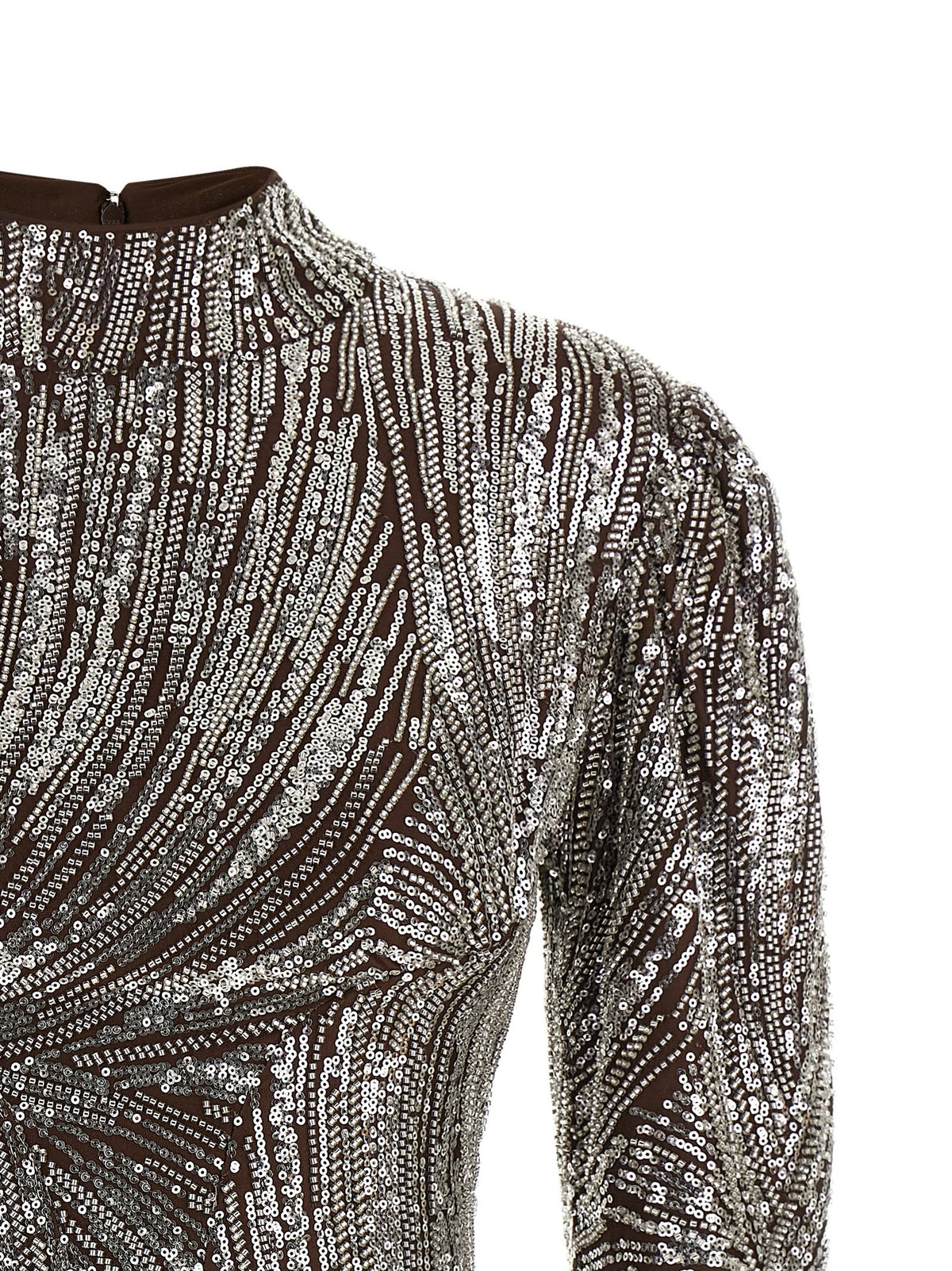 Rabanne Sequin Top Brown, view 3