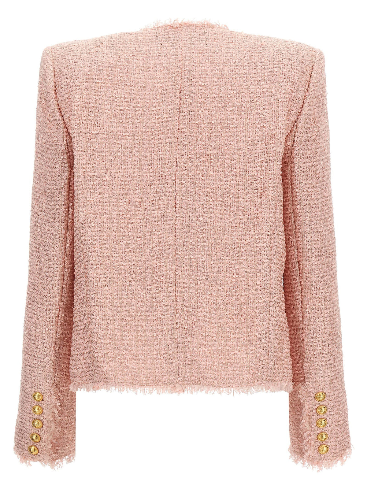 Balmain Sequin Tweed Blazer Blue, view 2