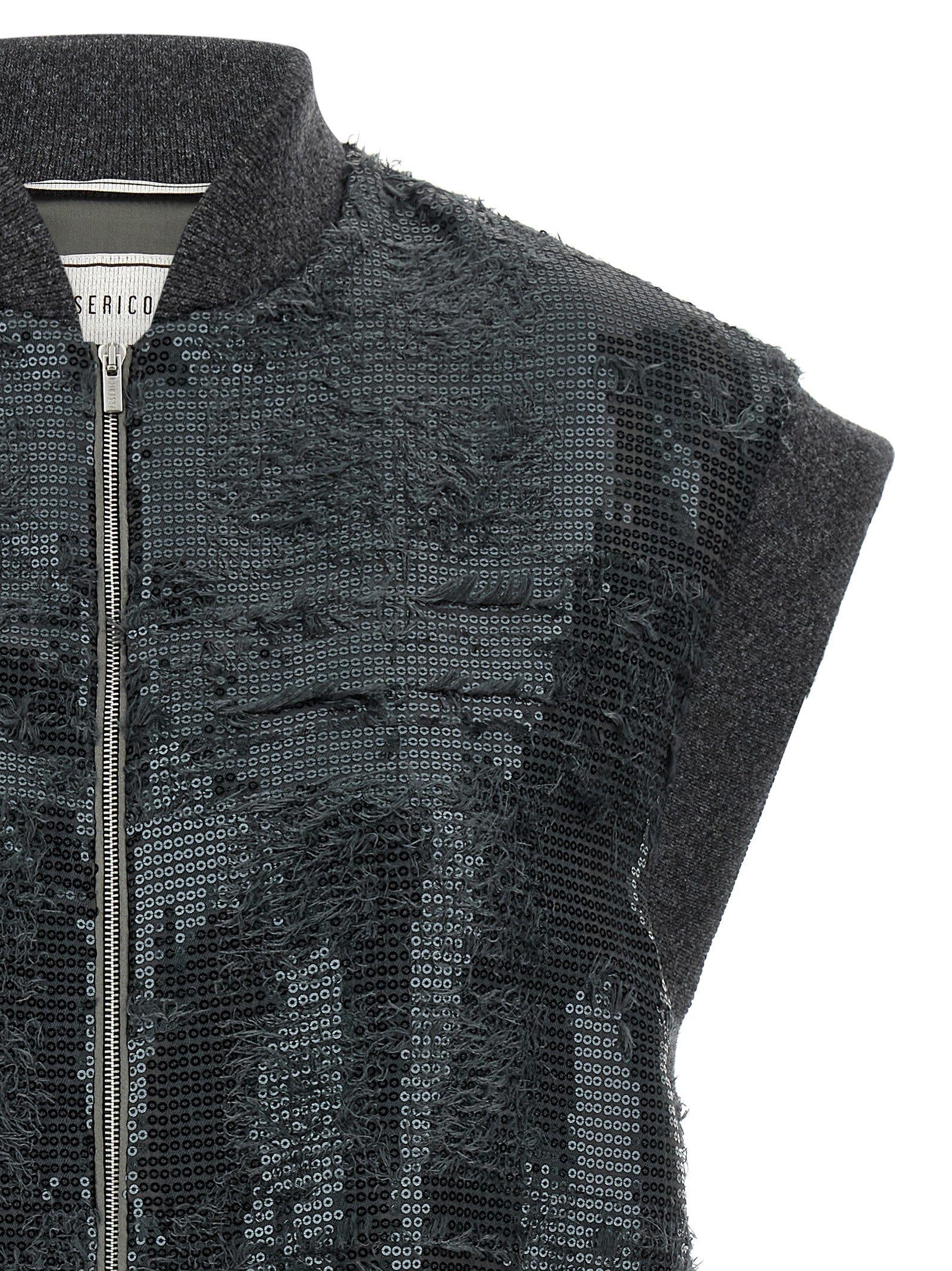 Peserico Sequin Vest Grey