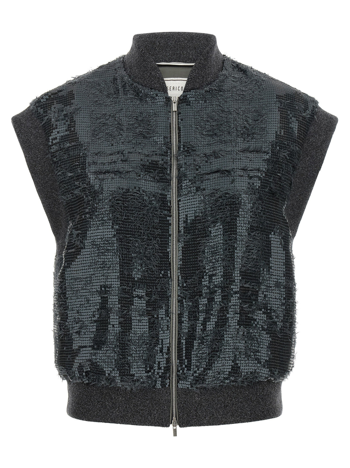 Peserico Sequin Vest Grey