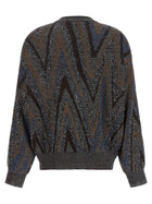 Missoni Sequin Zigzag Cardigan Gold, view 2