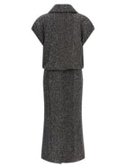 Missoni Sequin Zigzag Dress Grey
