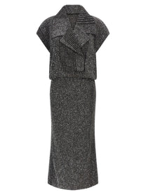Missoni Sequin Zigzag Dress Grey