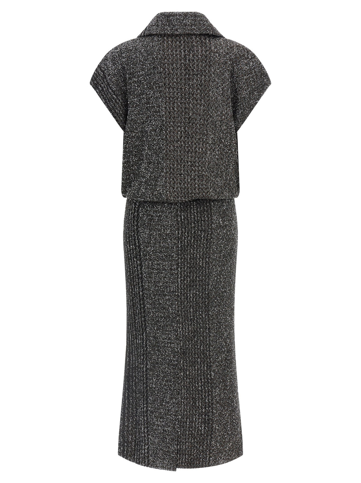 Missoni Sequin Zigzag Dress Grey