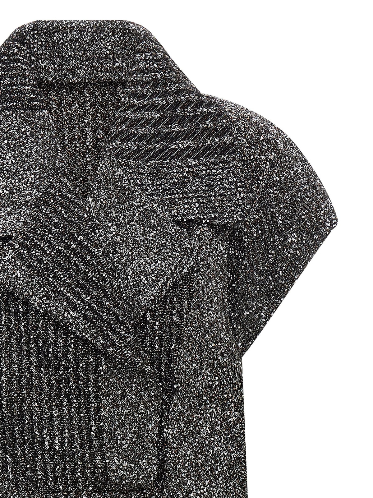 Missoni Sequin Zigzag Dress Grey