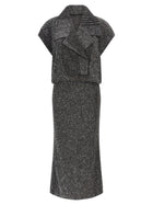 Missoni Sequin Zigzag Dress Grey