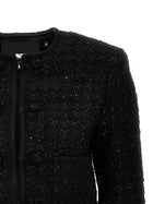 ROTATE Birger Christensen Sequined Blazer Black, view 3