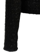 ROTATE Birger Christensen Sequined Blazer Black, view 4