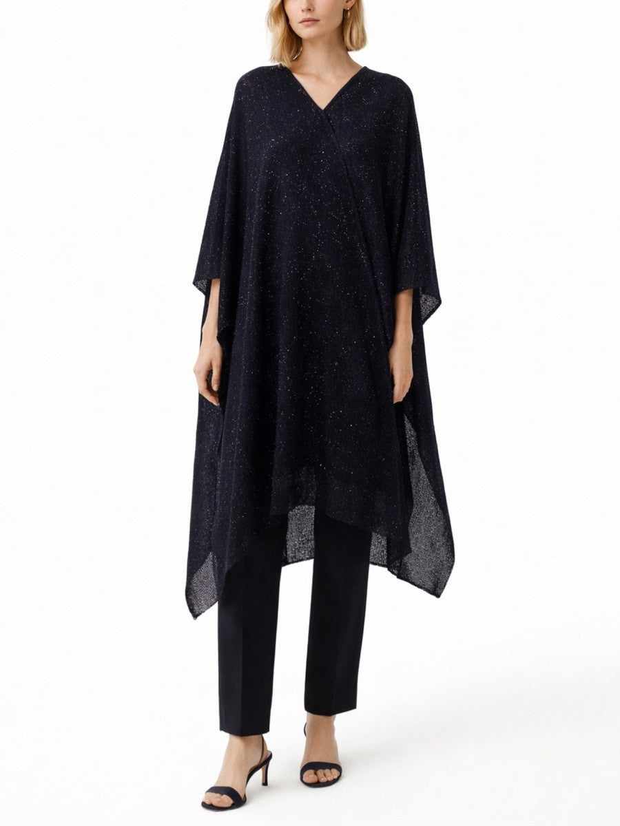 Fabiana Filippi Women's Sequined Cape Blue