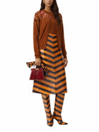 Fendi Women's Sequined Cardigan Brown