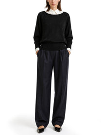 Herno Women's Sequined Shirt Black, view 2
