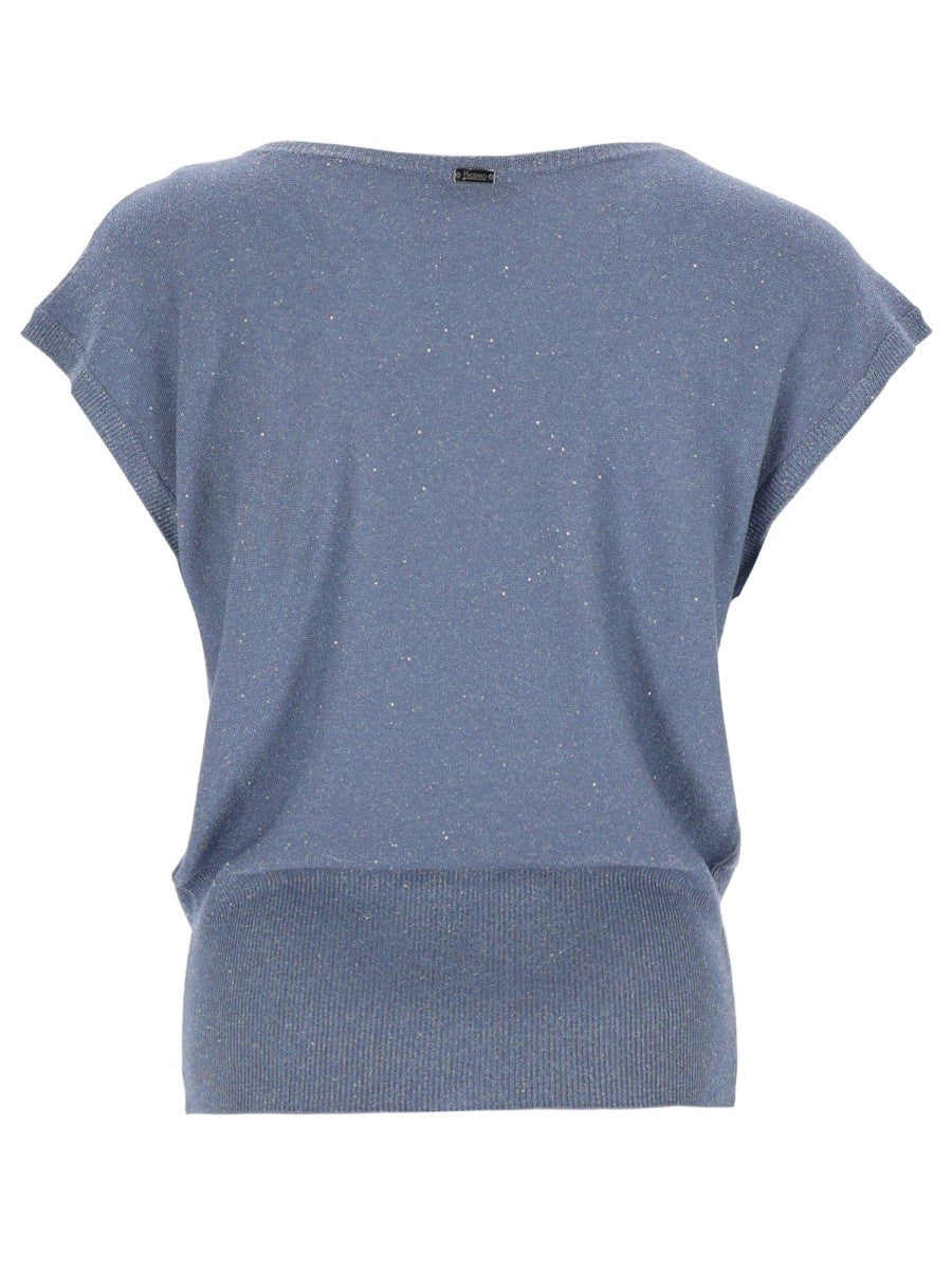 Herno Women's Sequined Shirt Blue