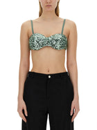 Moschino Jeans Women's Sequined Top Blue