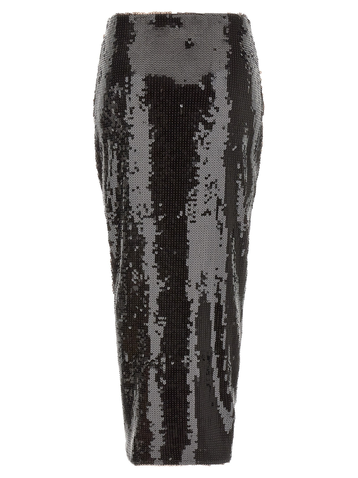 ROTATE Birger Christensen Sequins Knot Skirt Brown, view 2