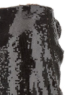 ROTATE Birger Christensen Sequins Knot Skirt Brown, view 4