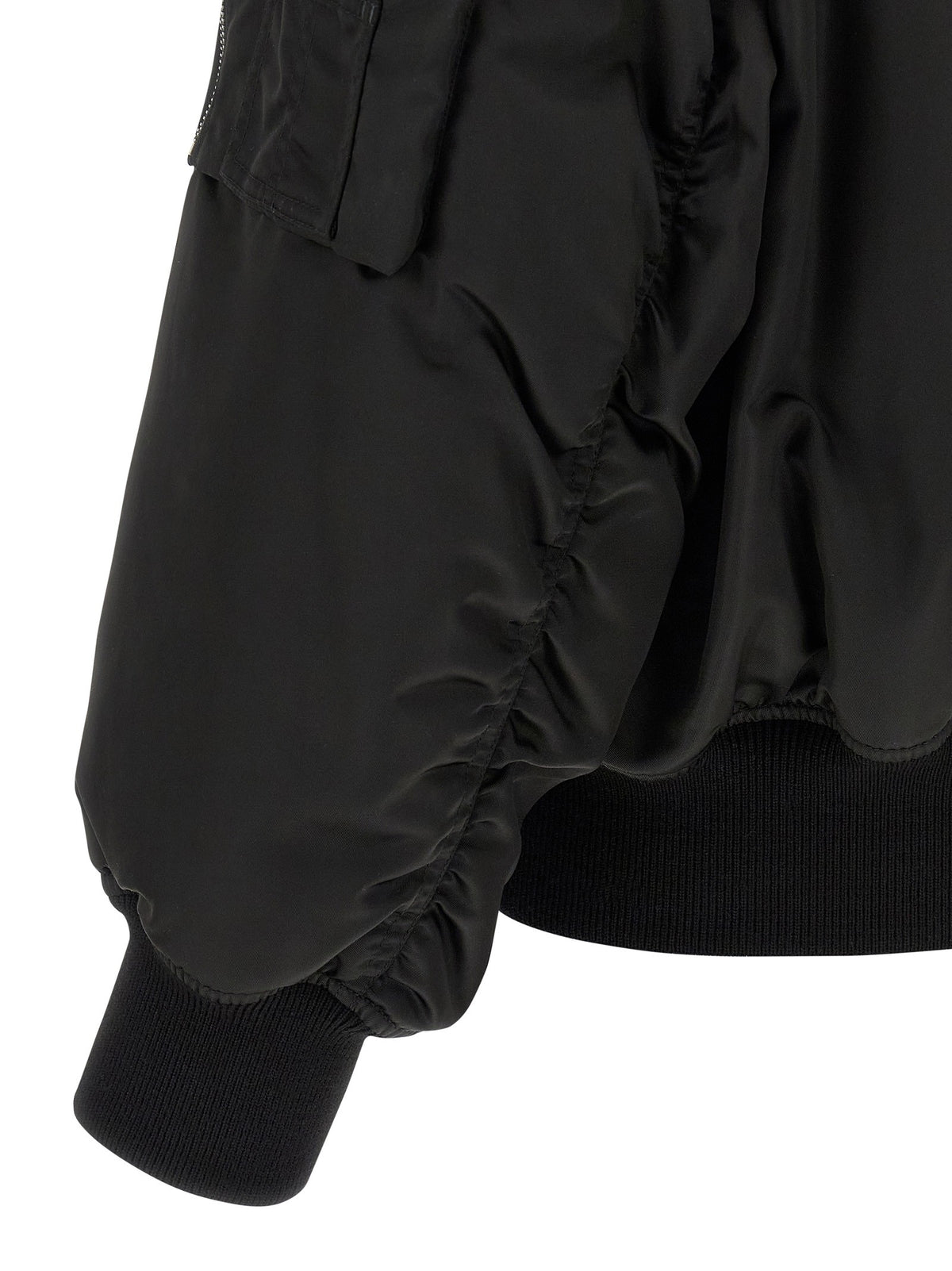 Saint Laurent Serge Bomber Jacket Black