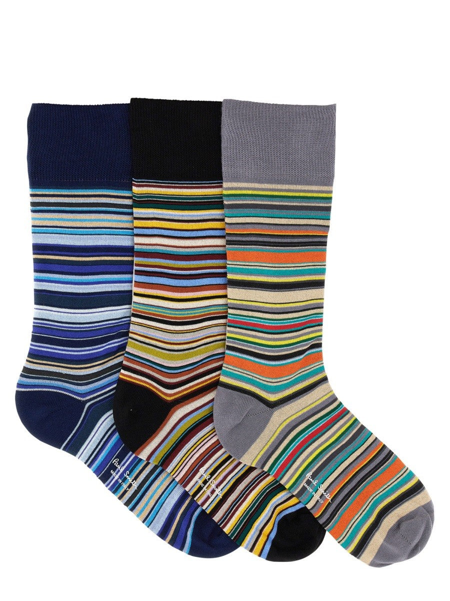 Paul Smith Men's Signature Stripe Socks Multicolor