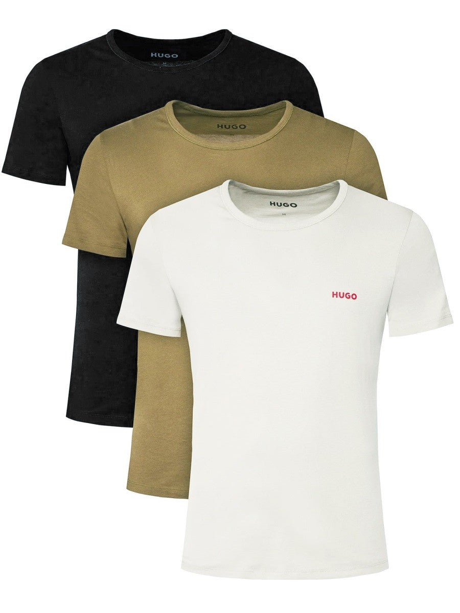 HUGO BOSS Men's Set of Three Shirts Multicolor