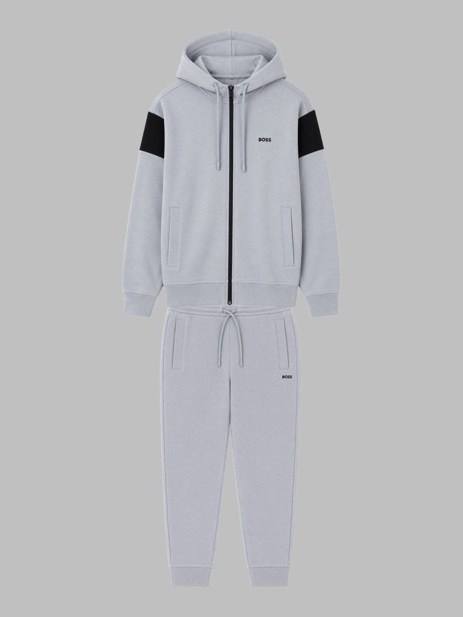 BOSS Men's Set Tracksuit Con Cappuccio Grey
