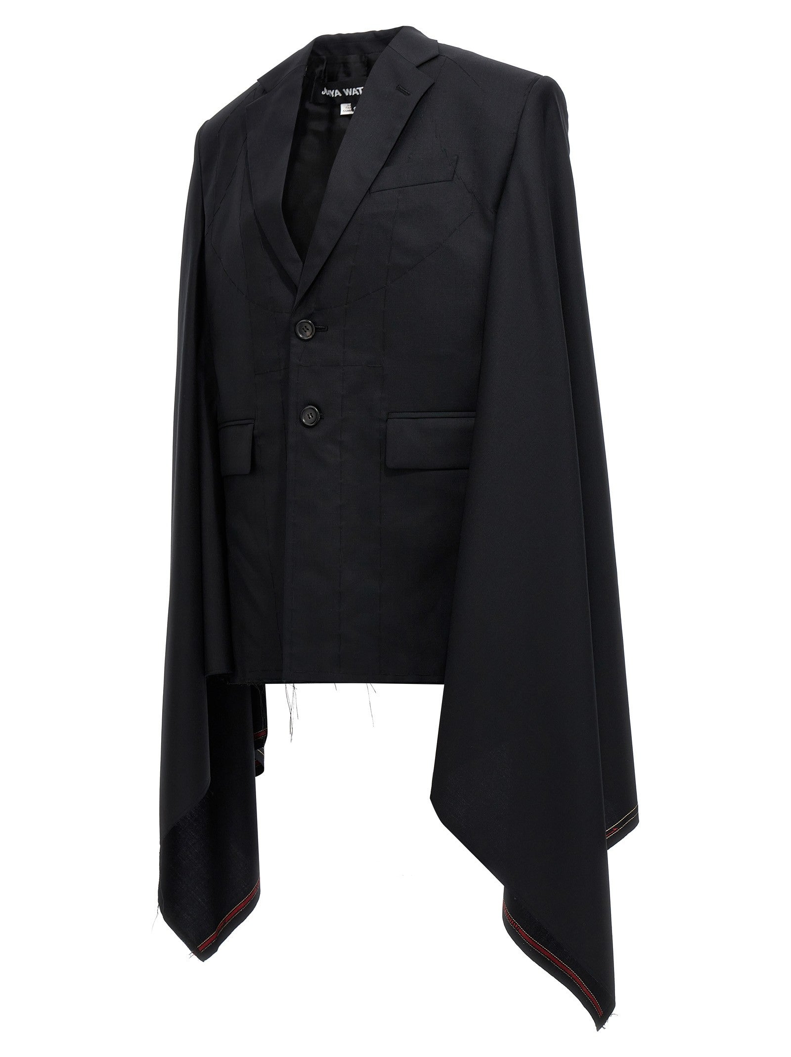 Junya Watanabe Seymo Wool Cape Black