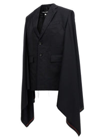 Junya Watanabe Seymo Wool Cape Black