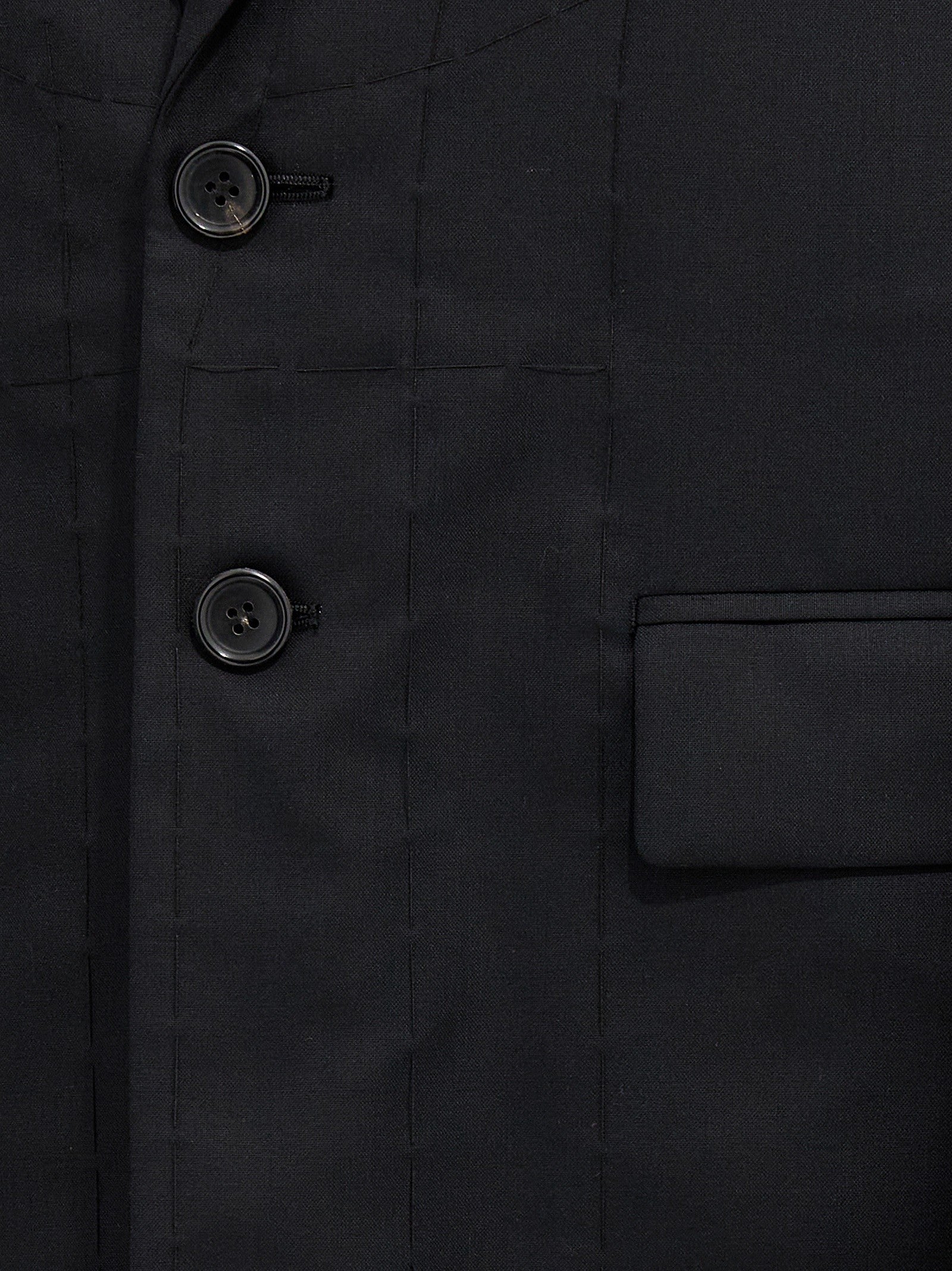 Junya Watanabe Seymo Wool Cape Black