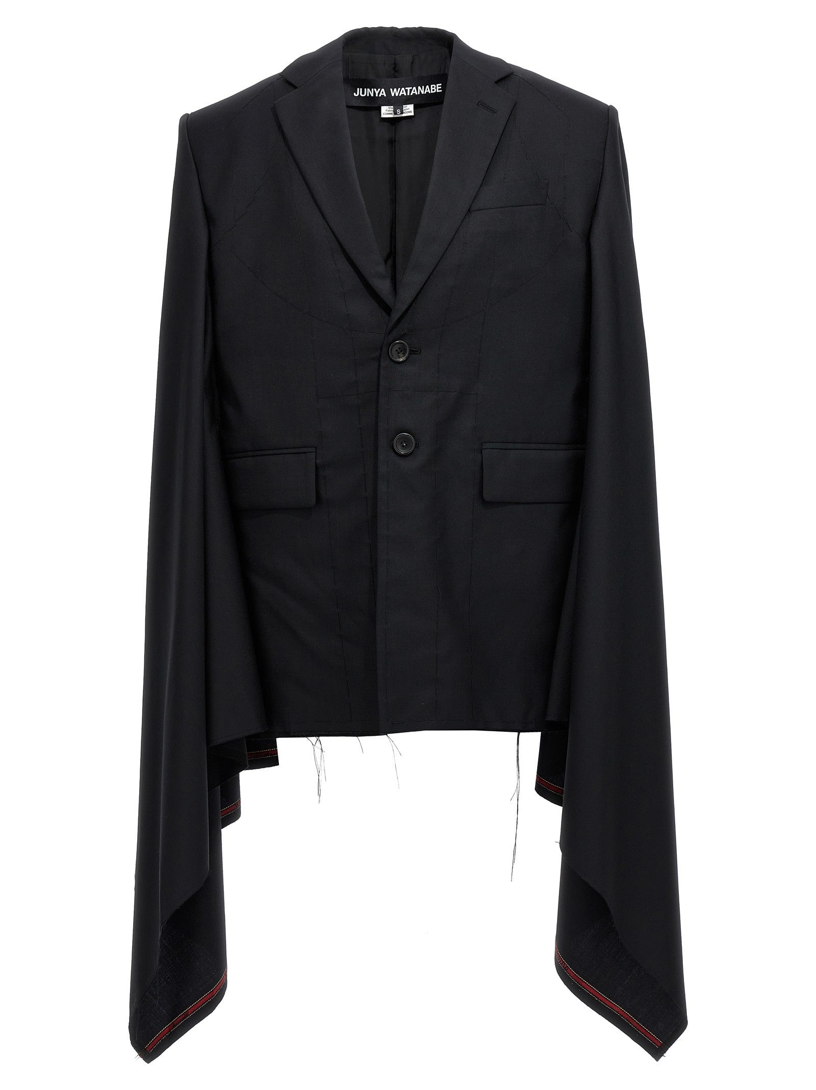 Junya Watanabe Seymo Wool Cape Black