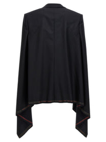 Junya Watanabe Seymo Wool Cape Black