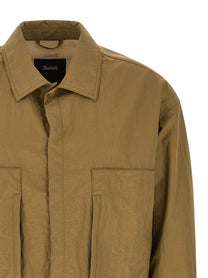Laminar Shacket Rippled Effect Green