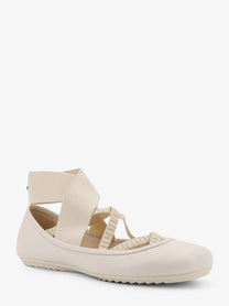 Dior Women's Shade Leather Ballerinas White