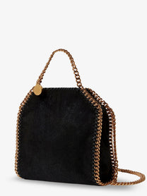Stella McCartney Women's Shaggy Deer Falabella Tiny Bag Black