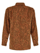Dries Van Noten Shaggy Fringed Shirt Orange, view 2