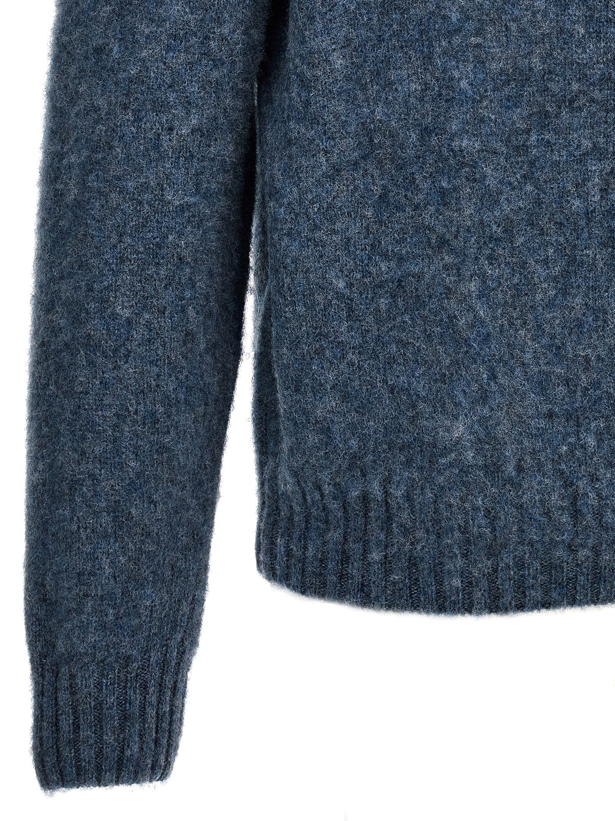Harmony Paris Shaggy Sweater Blue, view 4