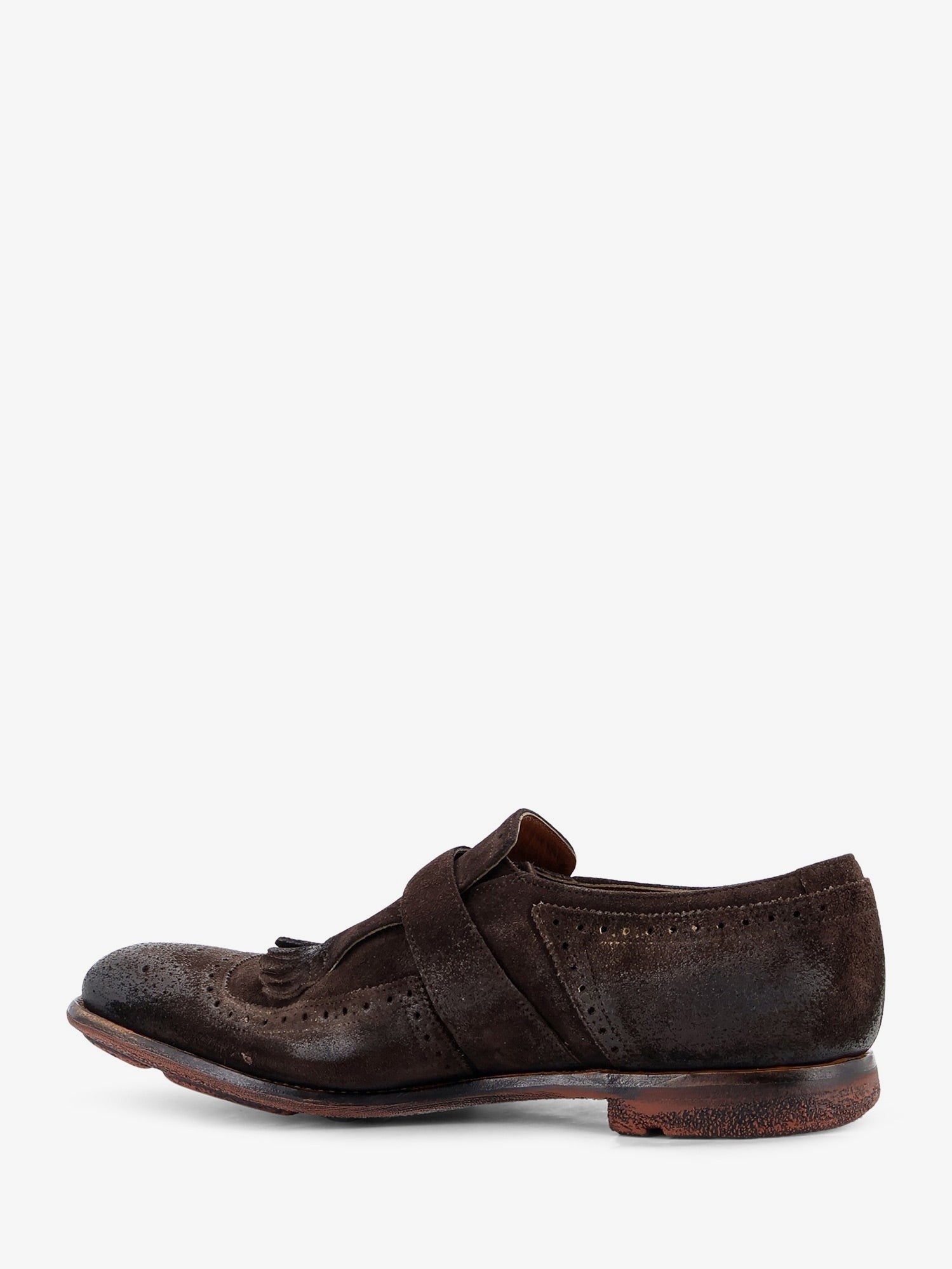 Church's Men's Shanghai Loafers in Vintage Effect Suede Brown