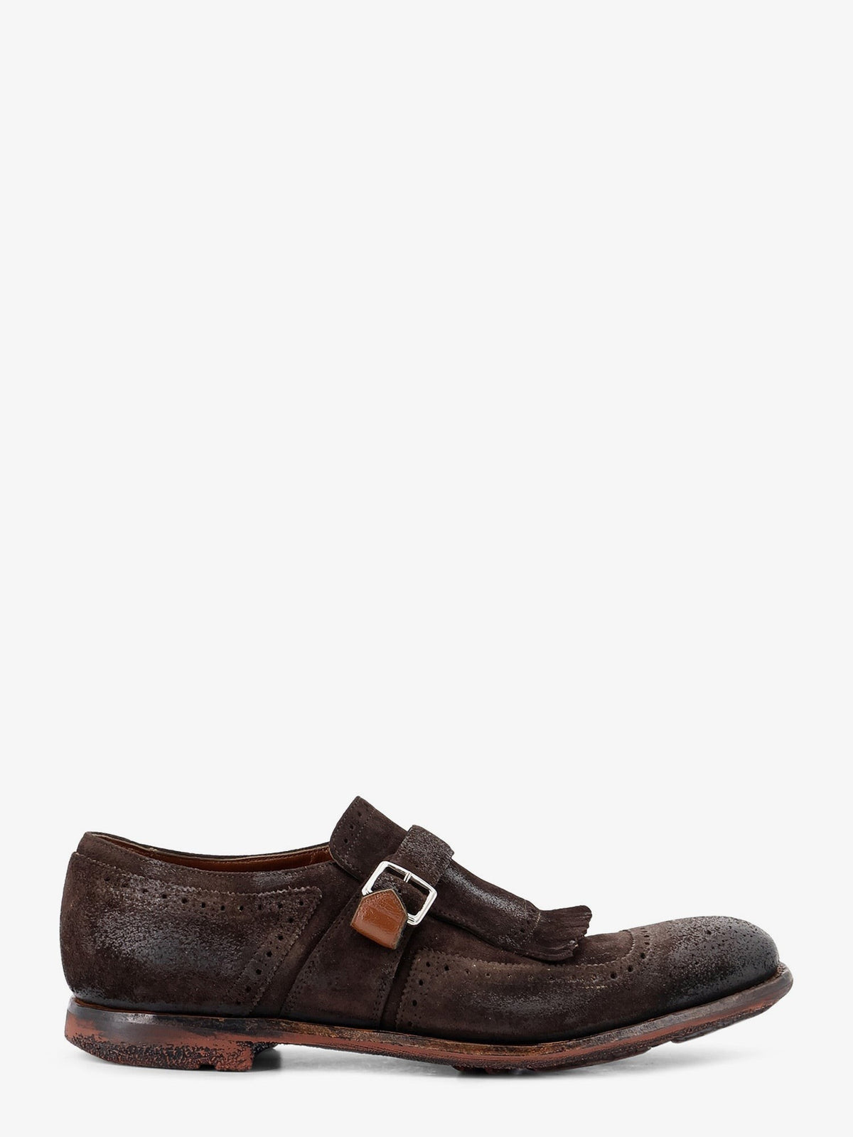 Church's Men's Shanghai Loafers in Vintage Effect Suede Brown