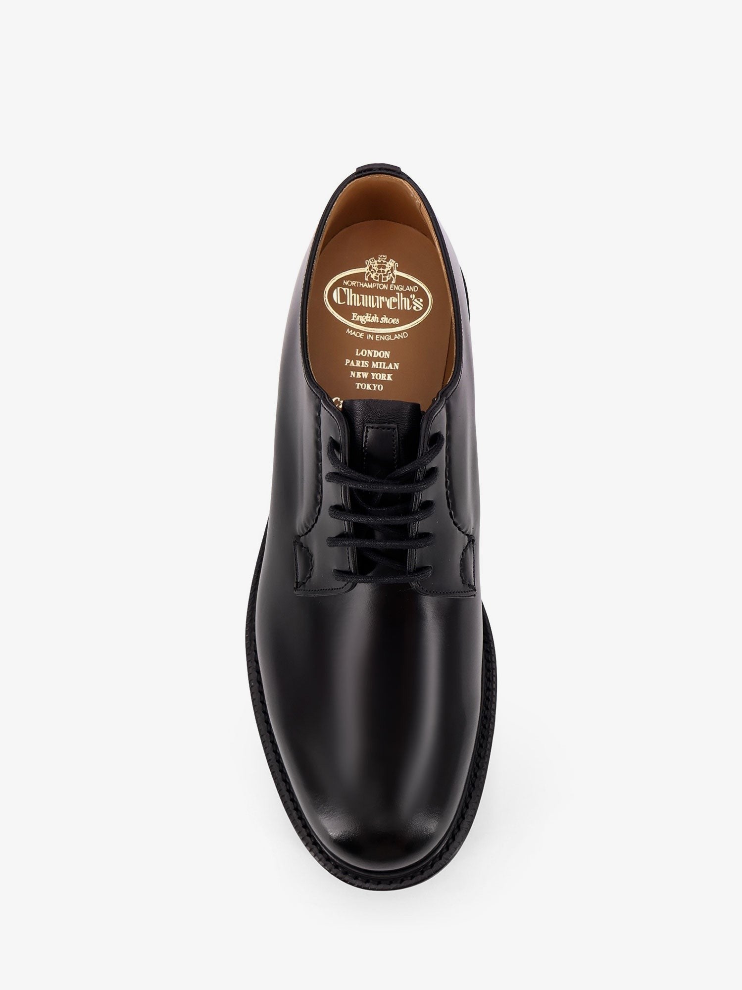 Church's Men's Shannon Leather Lace up Shoes Black