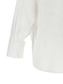 The Attico Shaped Hem Shirt White