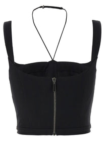 Nensi Dojaka Shaped Top Black, view 2